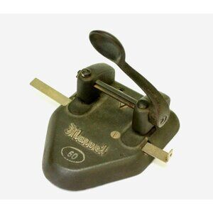 Vintage Cast Iron Puncher Wilson Jones Marvel 60 Dual Office Collectible Works